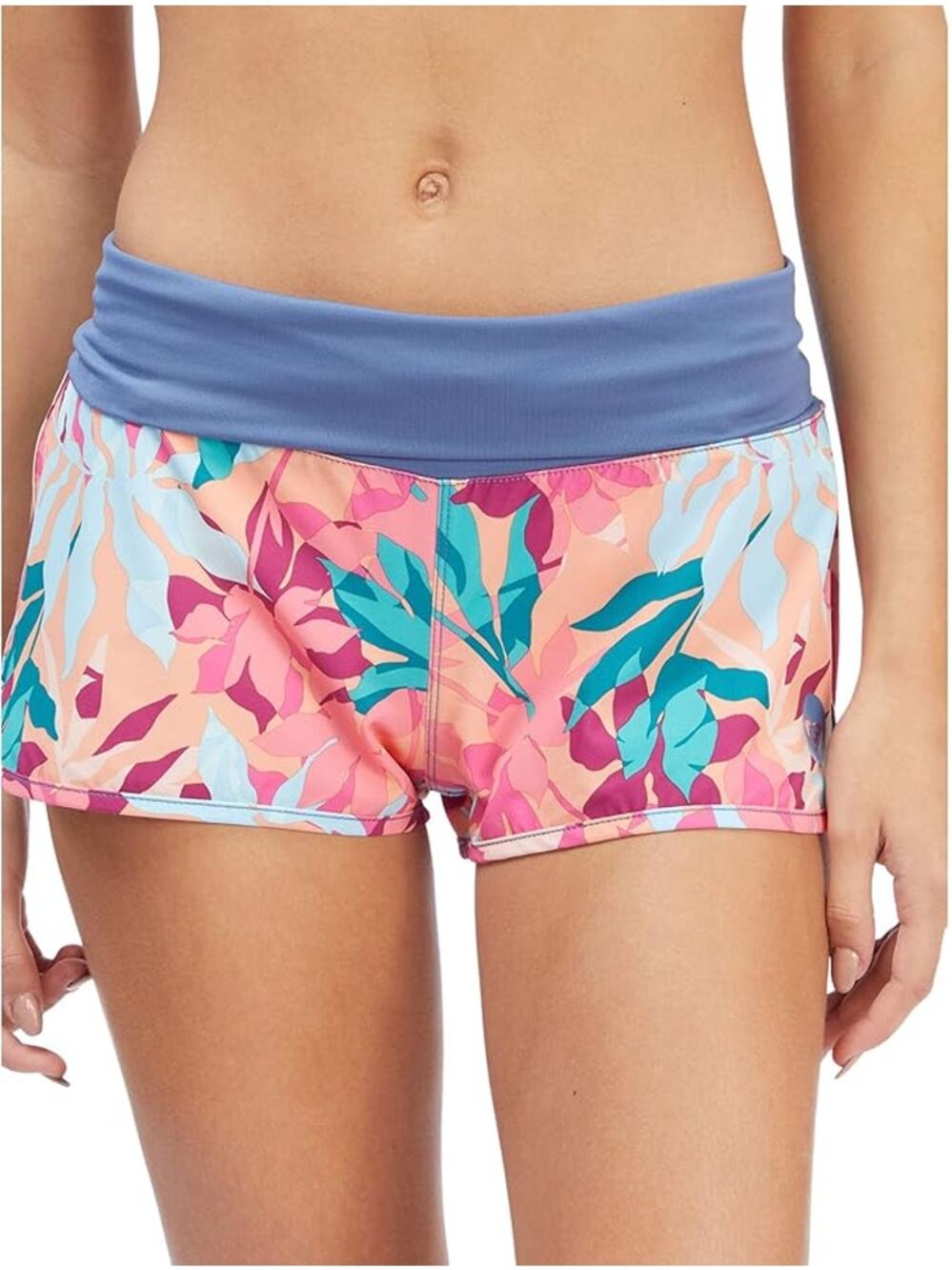 NWT Roxy Endless Summer Boardshorts Cantaloupe Tropical Palm SMALL